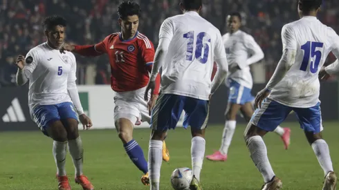 Dos veces se estrelló el balón contra los postes en el duelo amistoso de Chile ante Cuba.