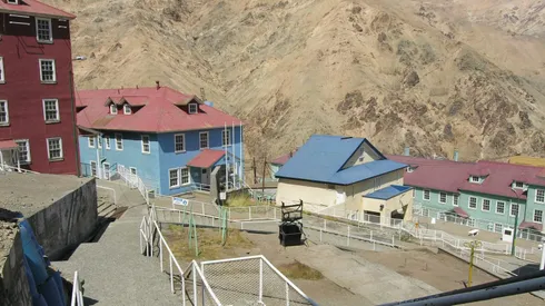 Ciudad de Sewell en el sur de Chile