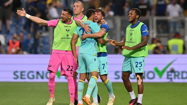 El Hellas Verona se salvó del descenso.