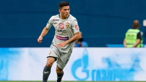 El volante chileno jugó desde el inicio de la segunda mitad, en el triunfo del CSKA.