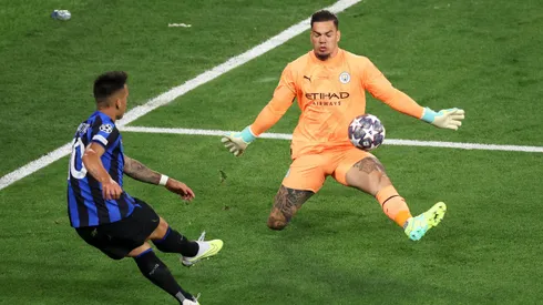 Lautaro falló la más clara que tuvo en la final de Estambul.