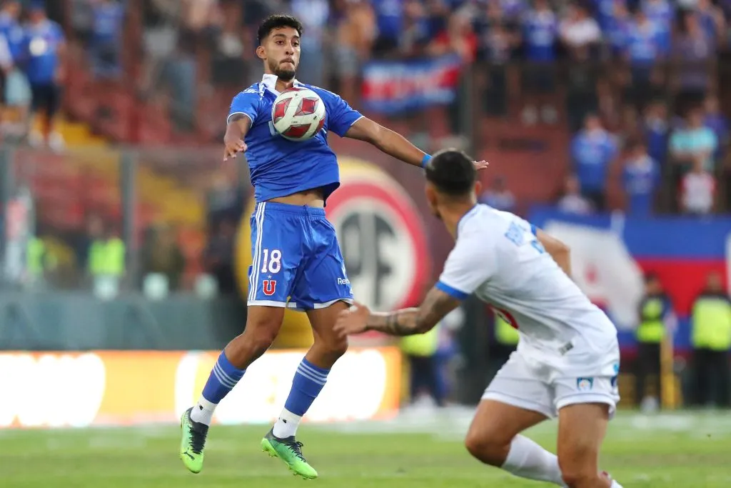 Franco Lobos perdió protagonismo por constantes lesiones en Universidad de Chile: Foto: Jonnathan Oyarzun/Photosport
