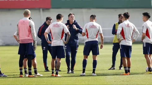 El entrenador trabajando en Juan Pinto Durán.