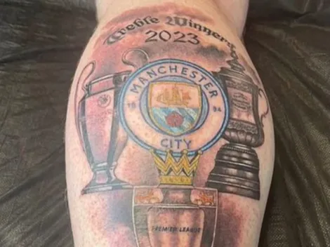 ¿Mufa? Hincha del City tiene la fe a tope y se tatúa la Champions