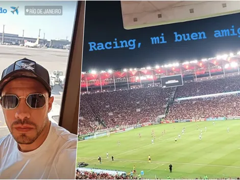 El viaje de Chelo Díaz para alentar a Racing vs Flamengo