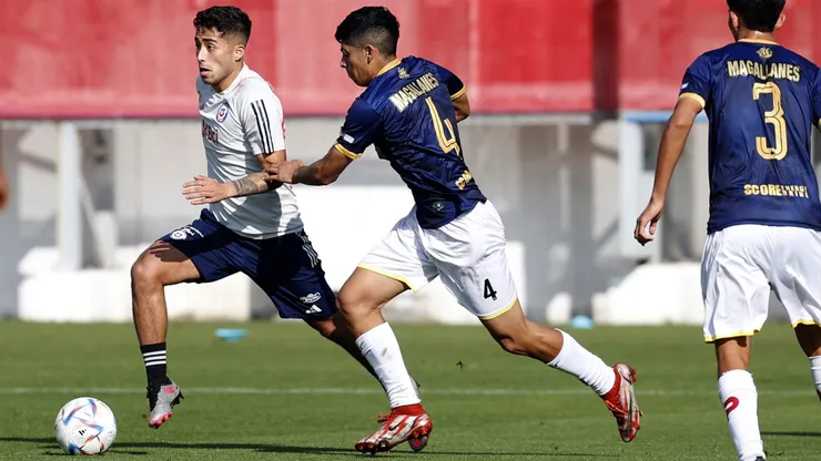 La selección chilena enfrentó a la proyección de Magallanes este jueves en Juan Pinto Durán.