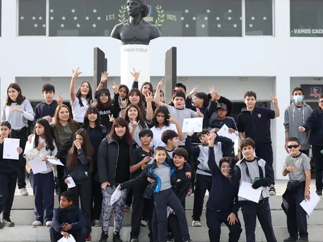Colo Colo y Santiago Morning Fem se lucen invitando a niños al estadio