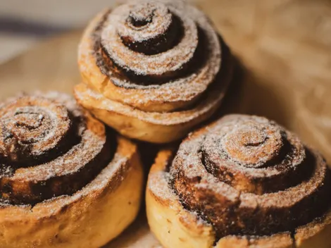 Receta de rollitos de canela sin harina blanca