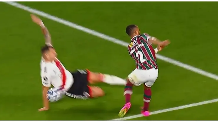 La polémica mano de González Pirez de River Plate