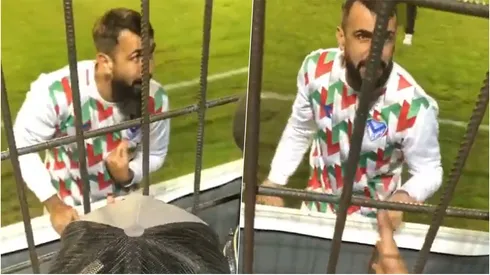 Pratto dialogó con hinchas de Vélez que lo encararon