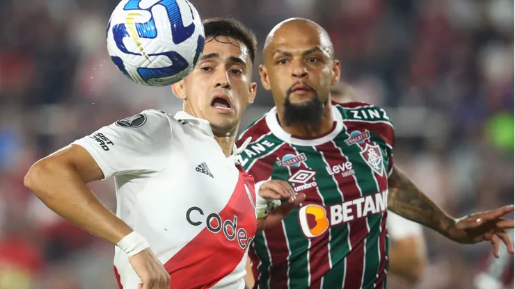 Pablo Solari anotó un gol que le anularon y aportó con una asistencia en el triunfo de River Plate contra Fluminense.