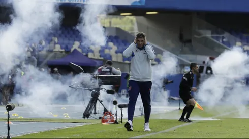 A los 30 minutos del primer tiempo fue suspendido el pasado Clásico Universitario en Concepción por incidentes.