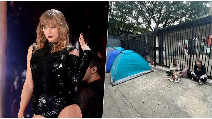 Fans explican como acampan en el Estadio de River para ver a Taylor