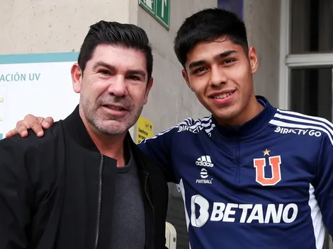 La foto del recuerdo del Matador Salas con Osorio en la U