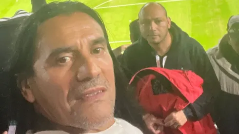 El Coca Mendoza en la Garra Blanca