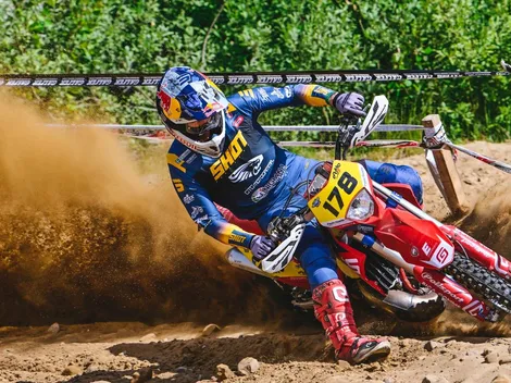 Benja Herrera pasó de todo en el Enduro GP en Suecia