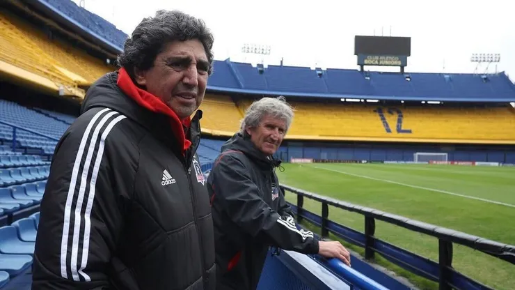 Los históricos jugadores de Colo Colo recordaron ños años gloriosos en La Bombonera.
