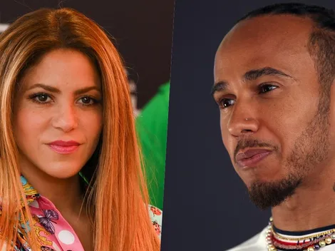 Shakira y Hamilton alimentan rumores tras GP de España