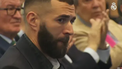 Benzema contuvo la emoción en su despedida al Real Madrid.