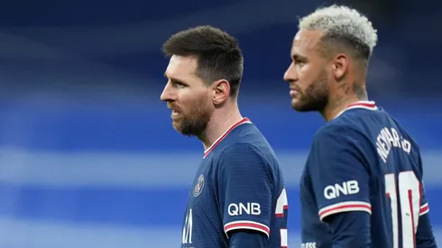 Neymar se despidió de su amigo Lionel Messi, quien no jugará más en el PSG.
