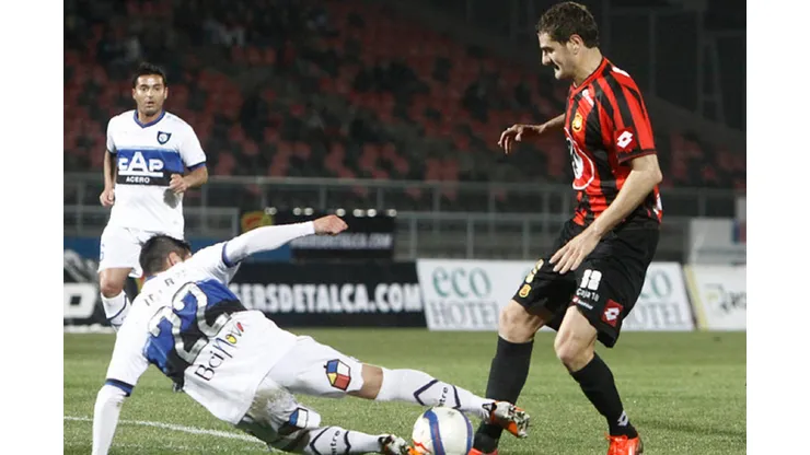 Pablo Vegetti anotó dos goles en su paso por Rangers de Talca. Uno de ellos fue a Huachipato. En Argentina lo pidieron como refuerzo de Boca Juniors.