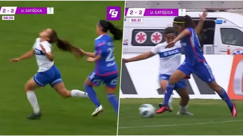 Polémico final entre la U y la Católica FEM.