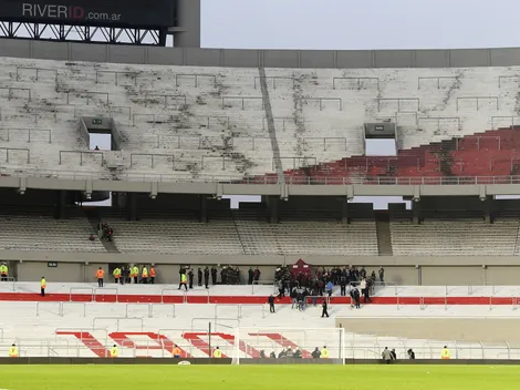 River y la tragedia: "Saltó al vacío y falleció en el acto"