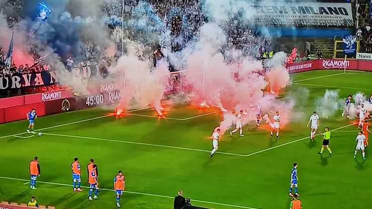 Brescia y Cosenza no pudieron terminar su partido