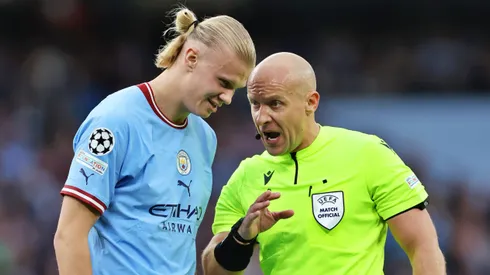 Szymon Marciniak dirigió la vuelta de la semifinal entre el City y Real Madrid en esta Champions.