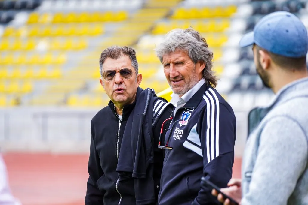 Aníbal Mosa busca que Daniel Morón tenga apoyo en la búsqueda de jugadores para Colo Colo. | Foto: Guillermo Salazar.