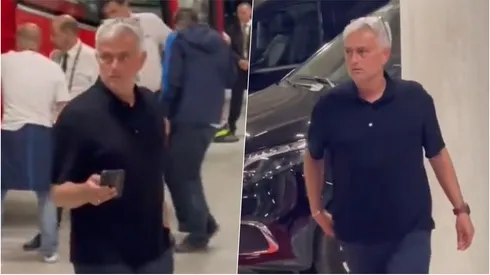 Mou insultó al árbitro en el estacionamiento del estadio