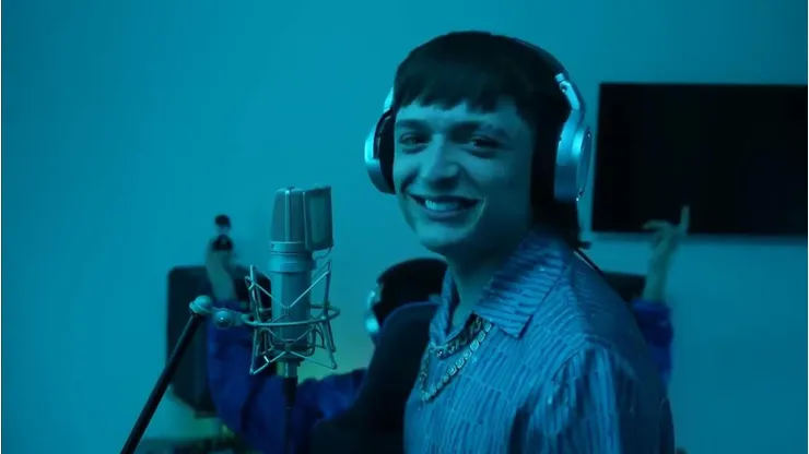 Peso Pluma en sesión 55 de Bizarrap.