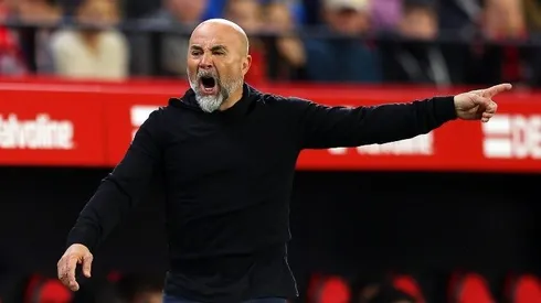 Jorge Sampaoli estuvo en el Sevilla hasta los cuartos de final.