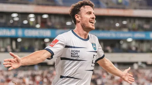 Henríquez convirtió su segundo gol seguido con el FC Baltika.