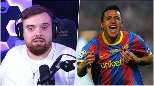 Ibai Llanos y Alexis Sánchez