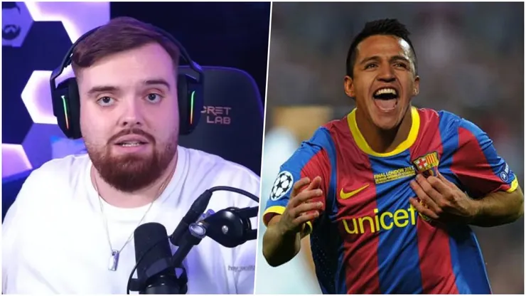 Ibai Llanos y Alexis Sánchez