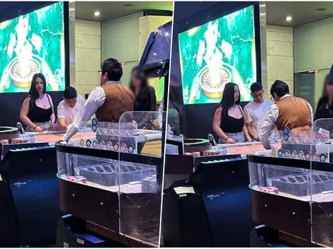 Pese a prohibición: sorprenden a Thompson y su ex en el casino