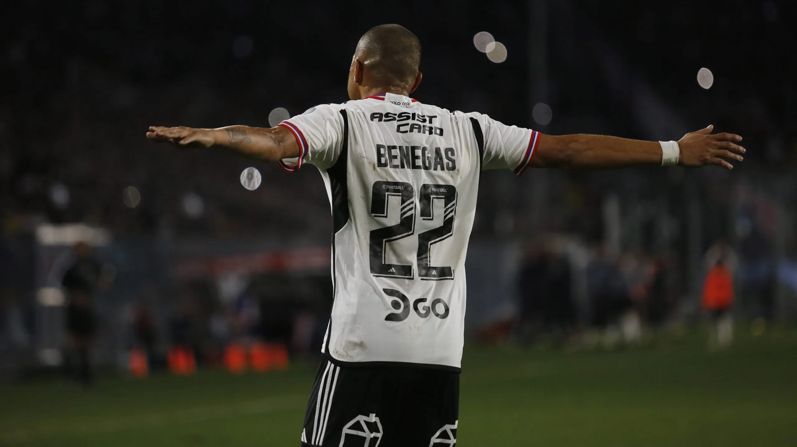 Leandro Benegas anotó el 3-1 en los descuentos para sellar la victoria de Colo Colo frente a Hachipato (Juan Eduardo Lopez/Photosport).