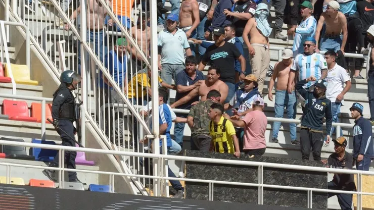 Desmanes en el fútbol argentino.