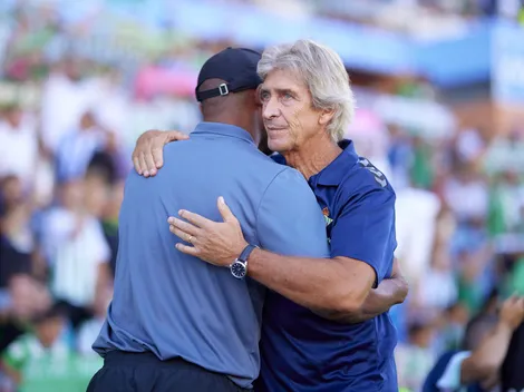Pellegrini se reencuentra con una leyenda del Manchester City