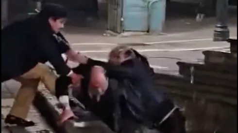 Pelea que involucra a funcionarios de ProChile.