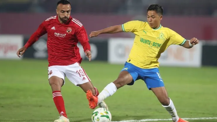 Marcelo Allende anota golazo para el Mamelodi Sundowns por amistoso internacional frente a NAC Breda.