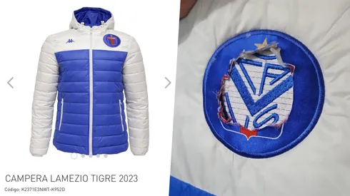 La indumentaria se reutilizó con un picantísimo parche.