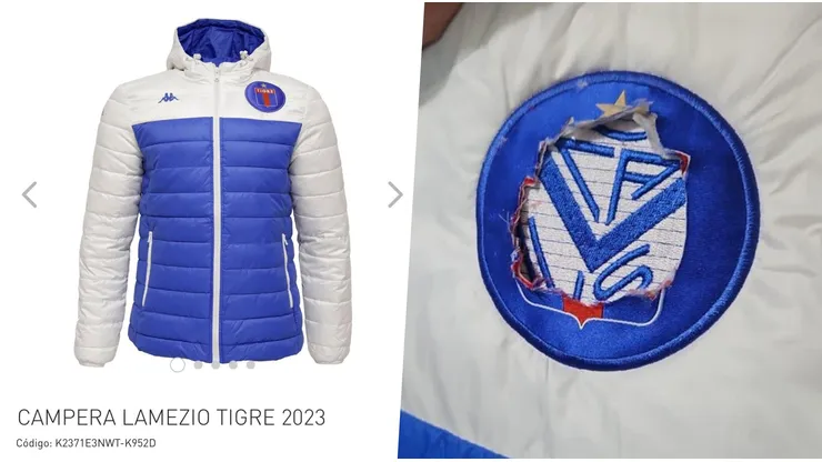 La indumentaria se reutilizó con un picantísimo parche.