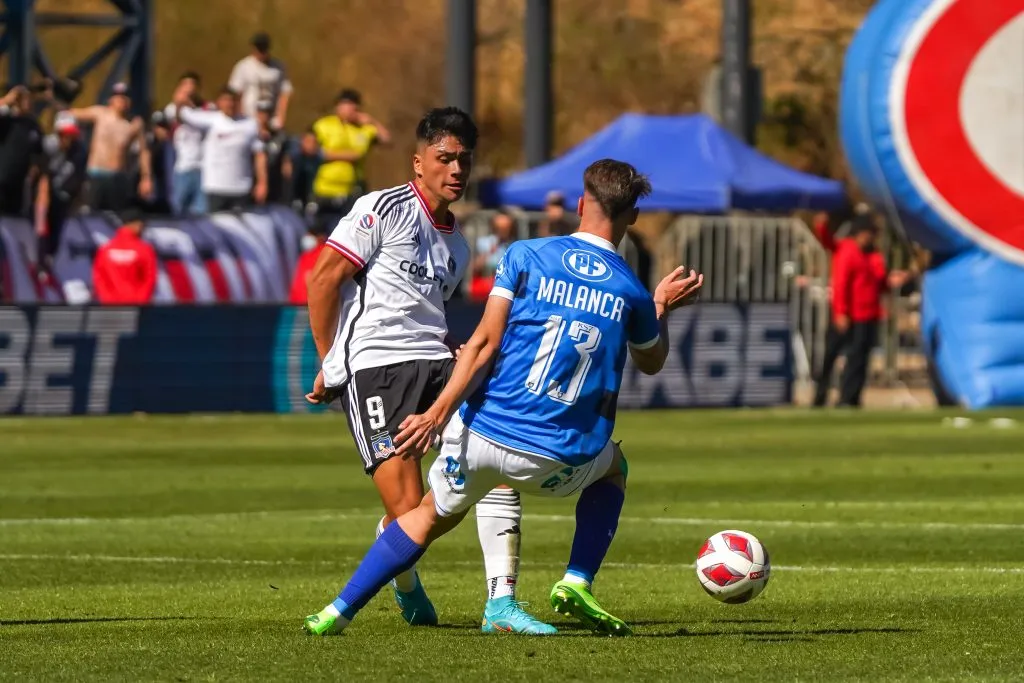 Damián Pizarro, el 9 titular de Colo Colo desde hace varias fechas, apenas lleva dos tantos convertidos. | Foto: Guillermo Salazar.