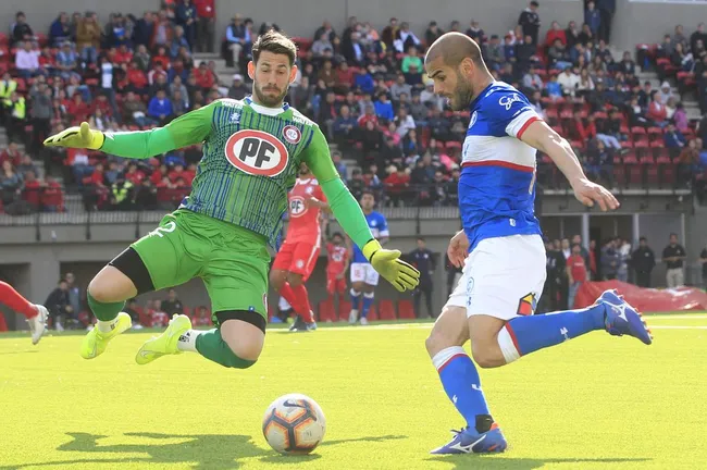 Augusto Batalla atajó durante un año en Unión La Calera. | Foto: Photosport.