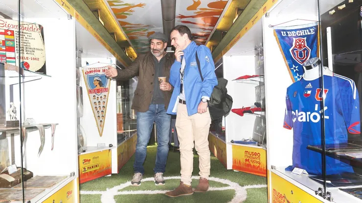 El Sifup recibió a Santiago 2023 en su museo itinerante.
