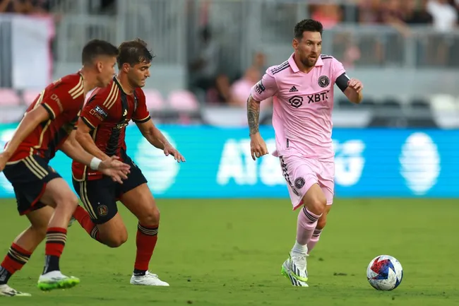 Messi vuelve loco a sus rivales en Estados Unidos. Foto: Megan Briggs/Getty Images