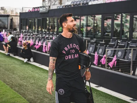 Messi tendrá su primer partido como titular en Inter Miami