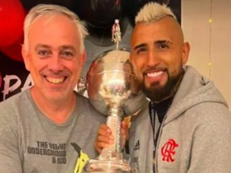 Felicevich ha controlado la carrera de Arturo Vidal casi desde el comienzo de esta. | Foto: Captura.